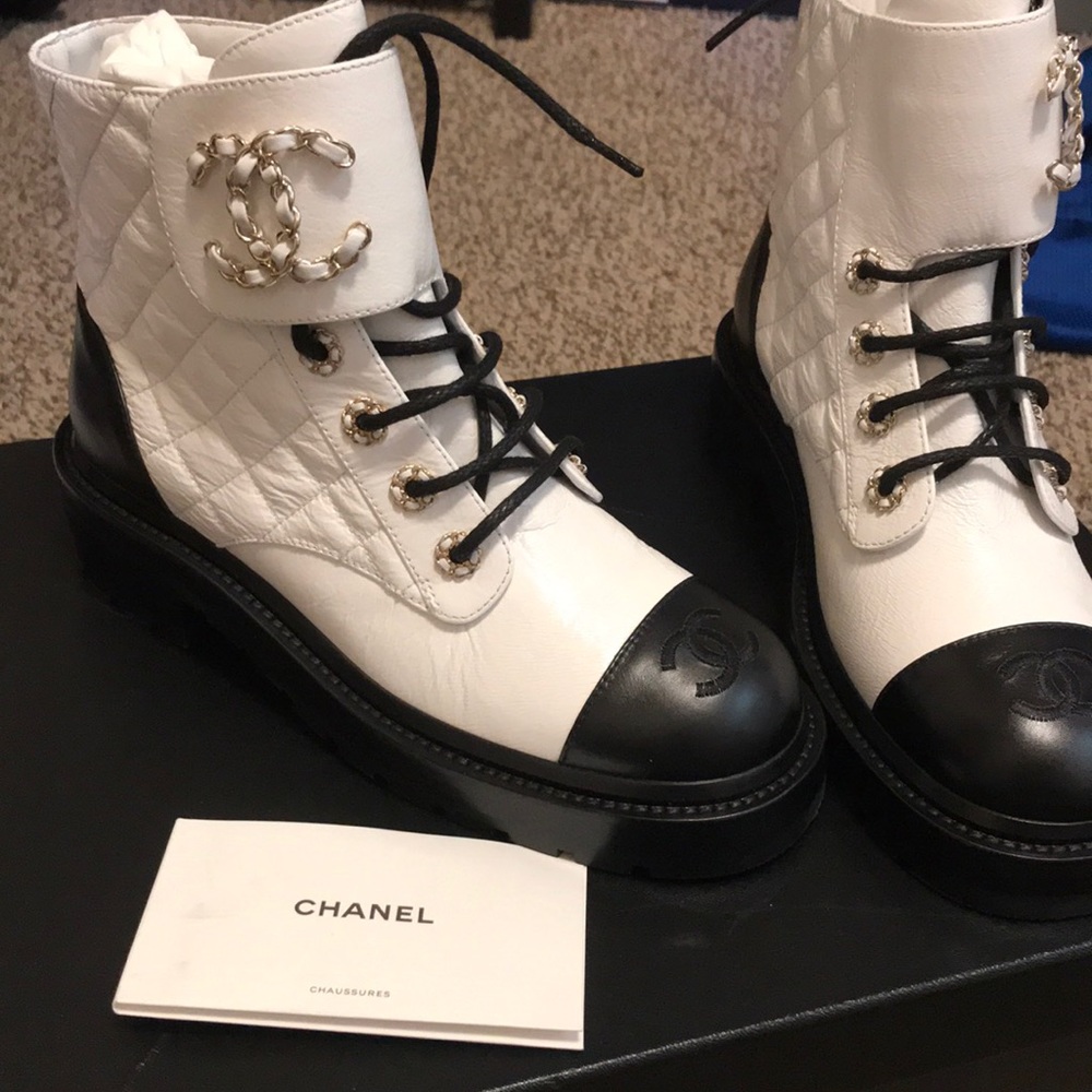 Chanel CC Brave Strap Boots